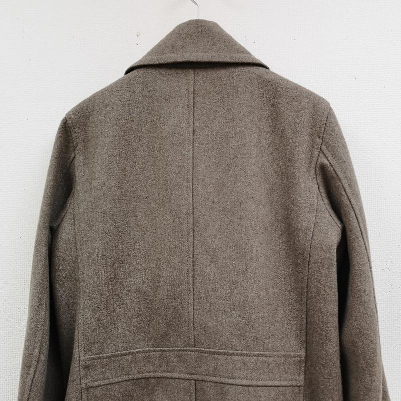 ディーゼル DIESEL コート ピーコート ダブルブレスト 刻印ボタン メタルプレート TYPE N.78 ミリタリー ピーコート TR007099 M ベージュ / ベージュ / beige メンズ USED 古着 中古 50166347