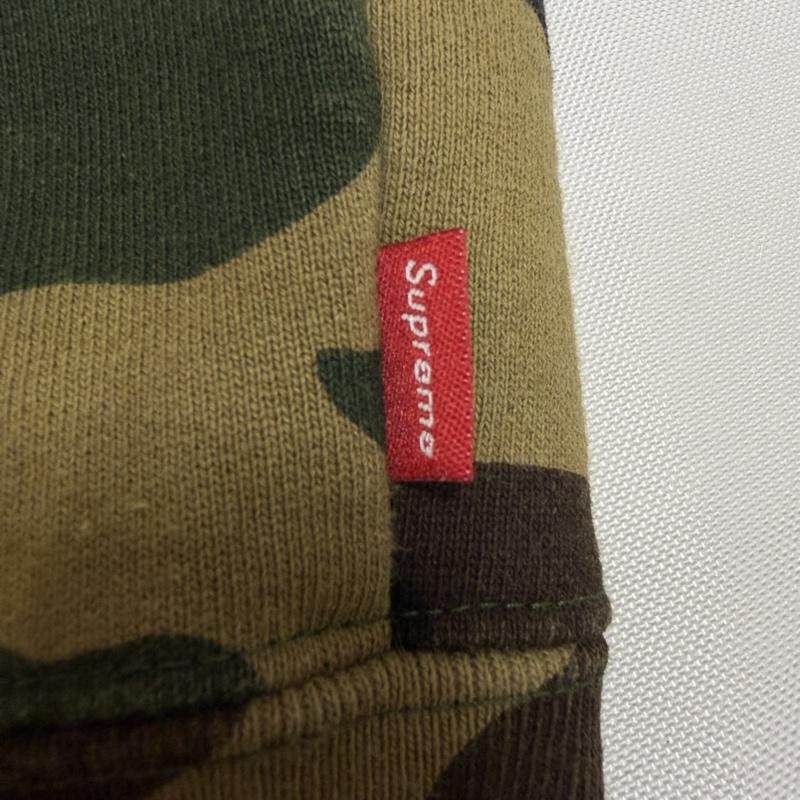 シュプリーム Supreme パーカー 長袖 S LOGO ZIP UP HOODED SWEAT CAMO Sロゴジップアップパーカー 迷彩 カモフラ M カモフラージュ柄・迷彩 黒 / ブラック / black X 緑 / グリーン / green X 茶 / ブラウン / brown X ベージュ / ベージュ / beige メンズ USED 古着 中古 50166350