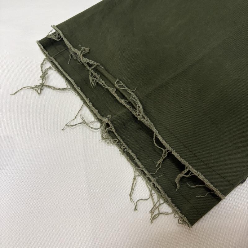 古着 USED ボトムス ボトムス soerte ソエルテ M47 Wide Straight Military Pants ワイドストレート ミリタリー カーゴパンツ 3 無地 カーキ / カーキ / khaki メンズ USED 古着 中古 50166352