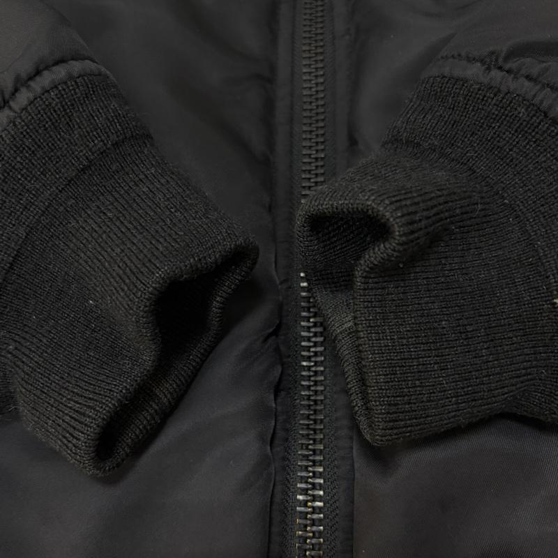 キッフェ KIFFE ジャケット、上着 ジャンパー、ブルゾン MA-1 ミリタリージャケット black M S 無地 黒 / ブラック / black メンズ USED 古着 中古 50166353