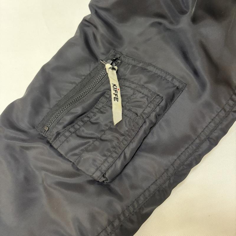 キッフェ KIFFE ジャケット、上着 ジャンパー、ブルゾン MA-1 ミリタリージャケット black M S 無地 黒 / ブラック / black メンズ USED 古着 中古 50166353