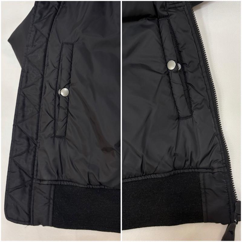 キッフェ KIFFE ジャケット、上着 ジャンパー、ブルゾン MA-1 ミリタリージャケット black M S 無地 黒 / ブラック / black メンズ USED 古着 中古 50166353