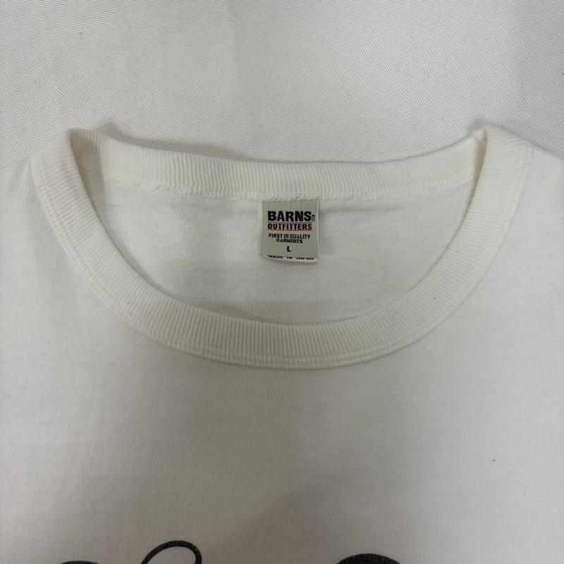 バーンズアウトフィッターズ BARNS OUTFITTERS Tシャツ 半袖 24ss 吊り編みTシャツ ミッキーマウスTシャツ white L ©DISNEY MICKEY MOUSE L キャラクター X プリント 白 / ホワイト / white メンズ USED 古着 中古 50166354