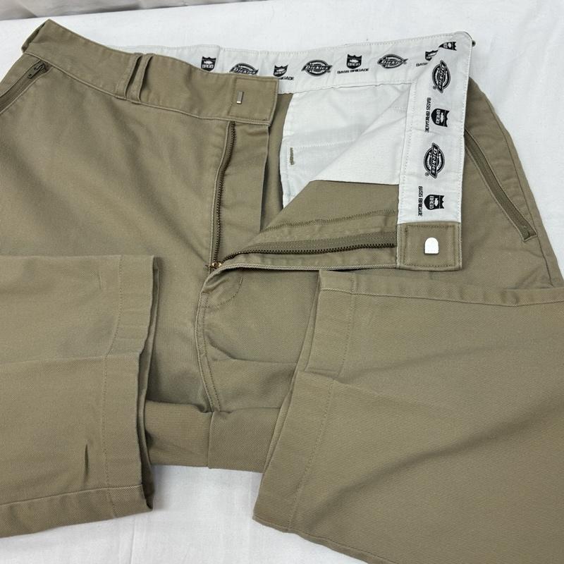 ディッキーズ Dickies パンツ ワークパンツ、ペインターパンツ BASS BRIGADE コラボ DUWP88 ユーティリティ ワーク パンツ 36インチ ベージュ / ベージュ / beige メンズ USED 古着 中古 50166360