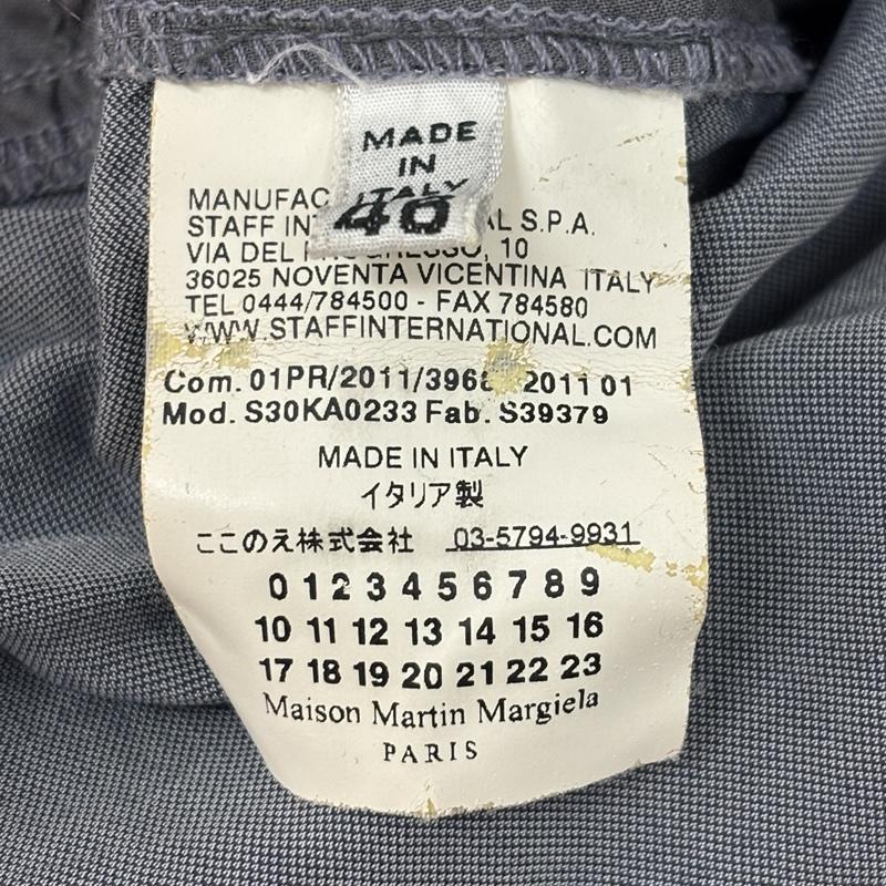 マルタンマルジェラ MARTIN MARGIELA パンツ ショートパンツ 10ライン ここのえ期 イタリア製 ショートパンツ ショーツ 46 灰 / グレー / gray メンズ USED 古着 中古 50166362