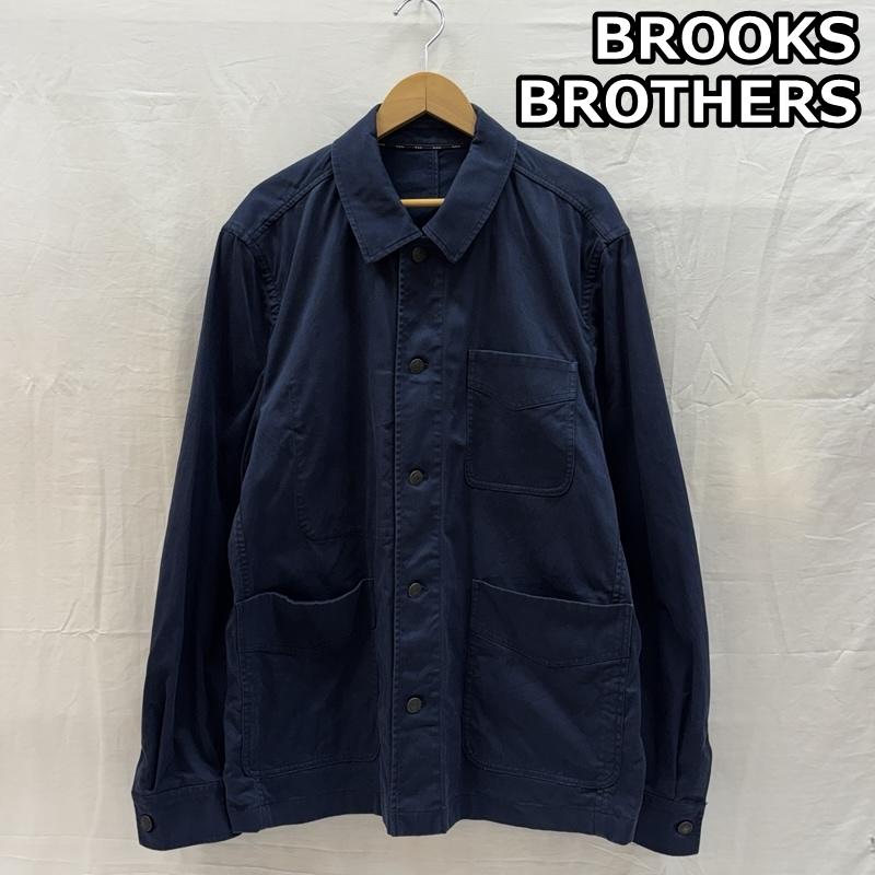 ブルックス ブラザーズ BROOKS BROTHERS ジャケット、上着 ジャンパー、ブルゾン 42238-1108-00452 ストレッチ コットン カバーオール ワーク ジャケット L メンズ USED 古着 中古 50166363