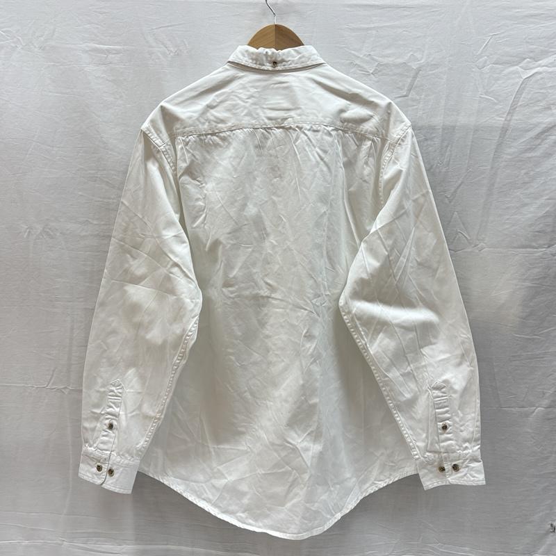 シュプリーム Supreme シャツ、ブラウス 長袖 NIKE ナイキ コラボ 21SS Cotton Twill Shirt コットンツイル シャツ DC1083-133 L メンズ USED 古着 中古 50166367