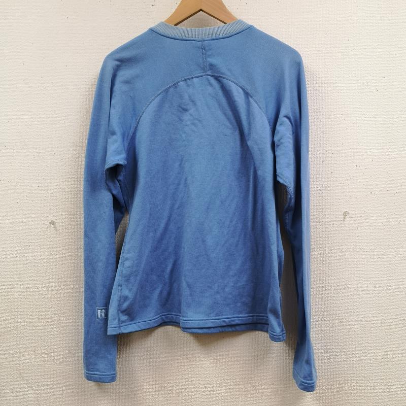 パタゴニア patagonia Tシャツ 長袖 USA製 POLARTEC ステッチ Vネック 長袖 Ｔシャツ L/S TEE 41650 S 水色 / ライトブルー / レディース USED 古着 中古 50166370