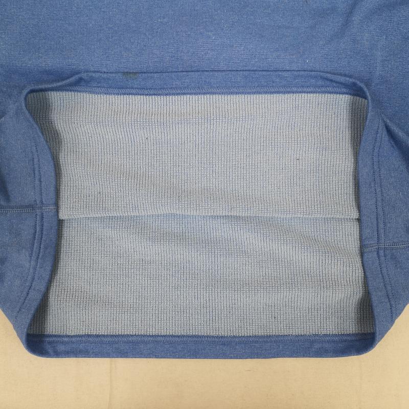パタゴニア patagonia Tシャツ 長袖 USA製 POLARTEC ステッチ Vネック 長袖 Ｔシャツ L/S TEE 41650 S 水色 / ライトブルー / レディース USED 古着 中古 50166370