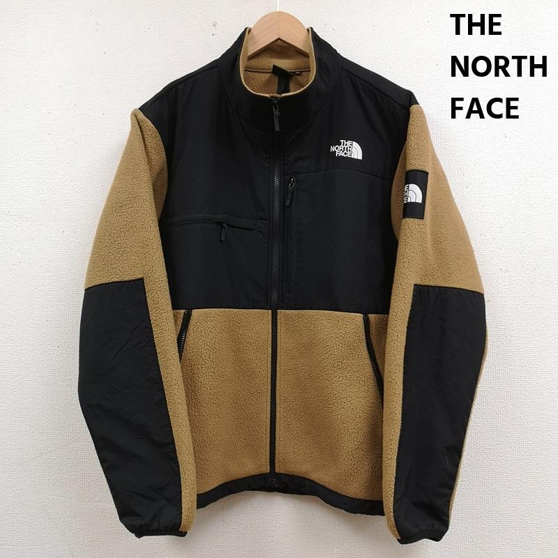 ザノースフェイス THE NORTH FACE ジャケット、上着 ジャンパー、ブルゾン 2トーン 切り替え ドローコード ナイロン布帛 当て布 ボア フリース ジャケット NA72051 XL 黒 / ブラック / black X ベージュ / ベージュ / beige メンズ USED 古着 中古 50166371