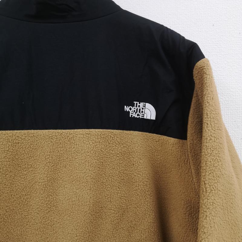 ザノースフェイス THE NORTH FACE ジャケット、上着 ジャンパー、ブルゾン 2トーン 切り替え ドローコード ナイロン布帛 当て布 ボア フリース ジャケット NA72051 XL 黒 / ブラック / black X ベージュ / ベージュ / beige メンズ USED 古着 中古 50166371