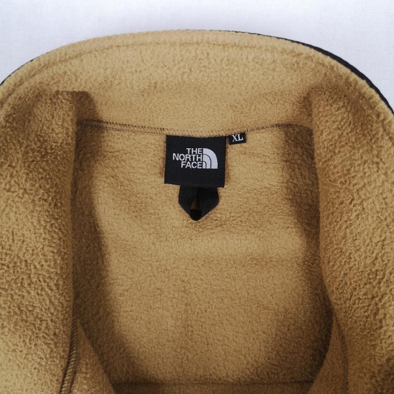 ザノースフェイス THE NORTH FACE ジャケット、上着 ジャンパー、ブルゾン 2トーン 切り替え ドローコード ナイロン布帛 当て布 ボア フリース ジャケット NA72051 XL 黒 / ブラック / black X ベージュ / ベージュ / beige メンズ USED 古着 中古 50166371