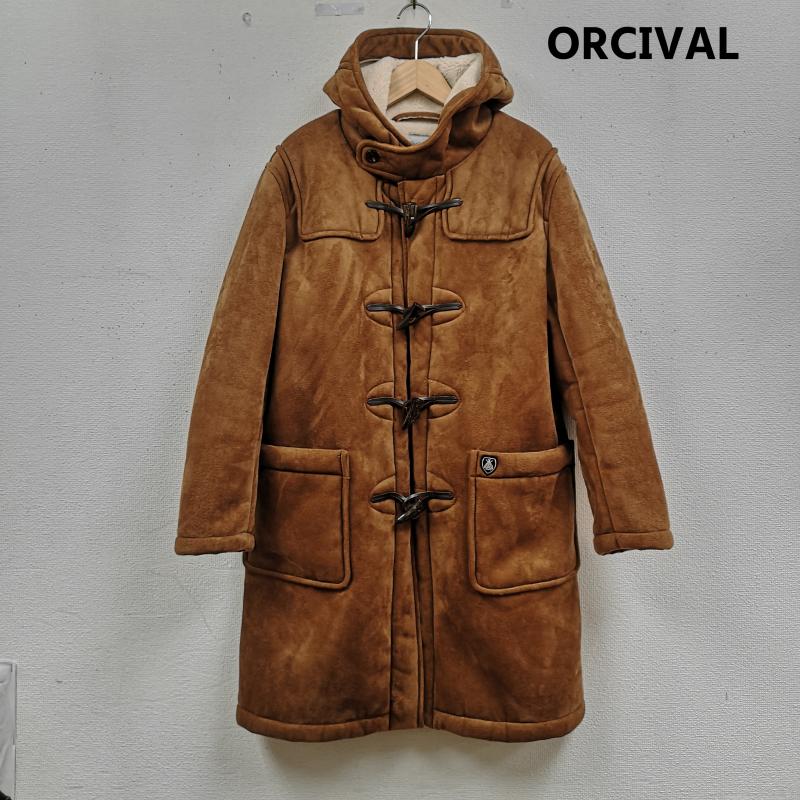 オーシバル ORCIVAL コート コート一般 牛革 蜂 bee ボア トグル ボタン レザー ループ ダッフル コート RC-8926 NFM 3 茶 / ブラウン / brown メンズ USED 古着 中古 50166373