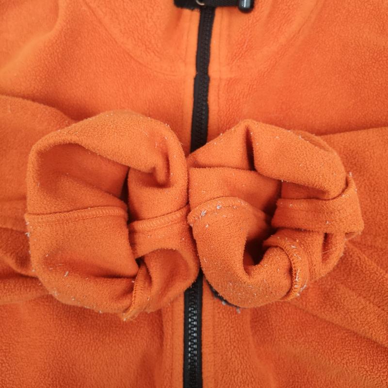 ナイキ エィシージー NIKE ACG ジャケット、上着 ジャンパー、ブルゾン アウトドア 旧ACGロゴ スウッシュ ピットジップ サーマル フリース ジャケット L 橙 / オレンジ / orange メンズ USED 古着 中古 50166375