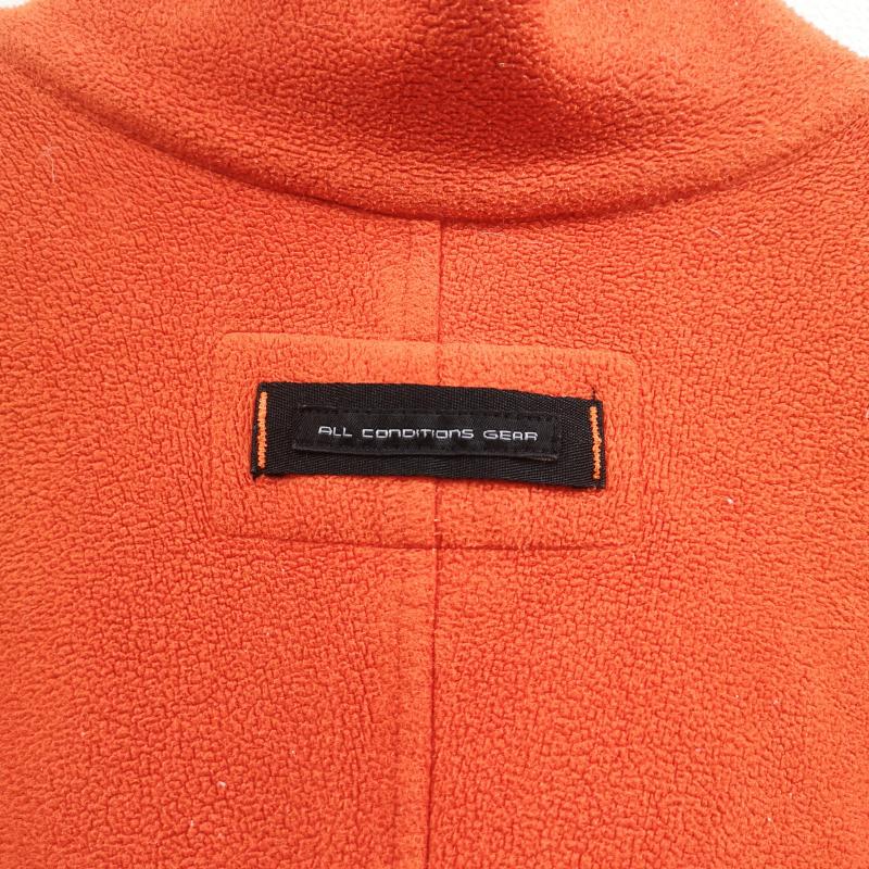 ナイキ エィシージー NIKE ACG ジャケット、上着 ジャンパー、ブルゾン アウトドア 旧ACGロゴ スウッシュ ピットジップ サーマル フリース ジャケット L 橙 / オレンジ / orange メンズ USED 古着 中古 50166375