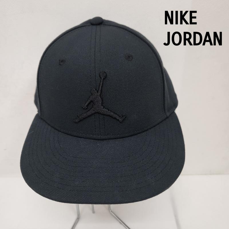 ナイキ NIKE 帽子 キャップ ジョーダン ジャンプマン プロ アジャスタブルキャップ - 黒 / ブラック / black メンズ USED 古着 中古 50166377