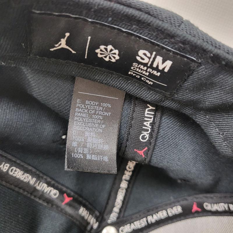 ナイキ NIKE 帽子 キャップ ジョーダン ジャンプマン プロ アジャスタブルキャップ - 黒 / ブラック / black メンズ USED 古着 中古 50166377