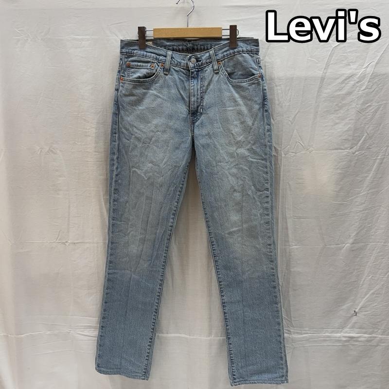 リーバイス Levi s パンツ デニム、ジーンズ 04511-4898 LOT511 スリムフィット デニム パンツ ストレッチ 33インチ 水色 / ライトブルー / メンズ USED 古着 中古 50166379