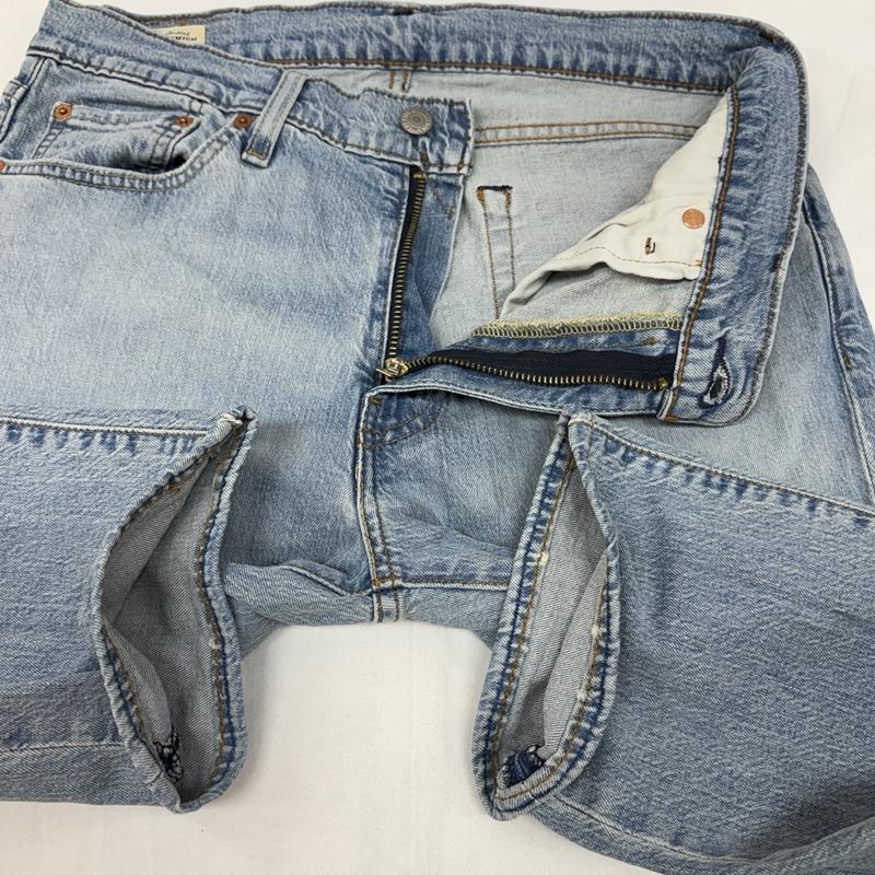 リーバイス Levi s パンツ デニム、ジーンズ 04511-4898 LOT511 スリムフィット デニム パンツ ストレッチ 33インチ 水色 / ライトブルー / メンズ USED 古着 中古 50166379