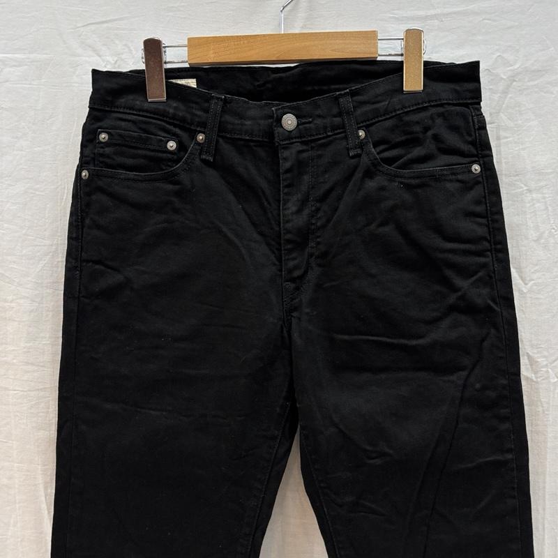 リーバイス Levi s パンツ デニム、ジーンズ 04511-1507 LOT511 スリムフィット ブラック デニム パンツ ストレッチ 33インチ 黒 / ブラック / black メンズ USED 古着 中古 50166380