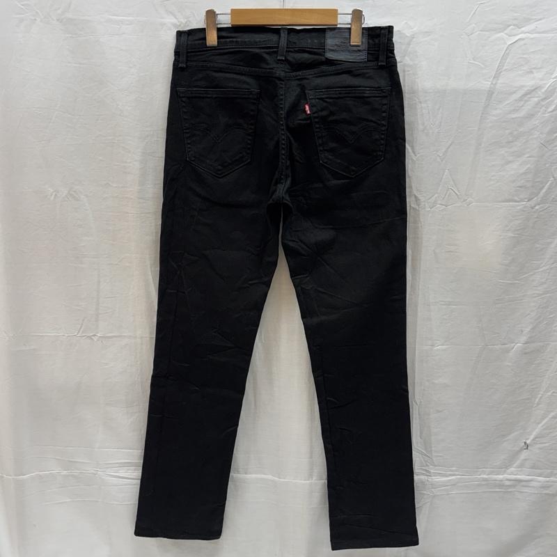 リーバイス Levi s パンツ デニム、ジーンズ 04511-1507 LOT511 スリムフィット ブラック デニム パンツ ストレッチ 33インチ 黒 / ブラック / black メンズ USED 古着 中古 50166380