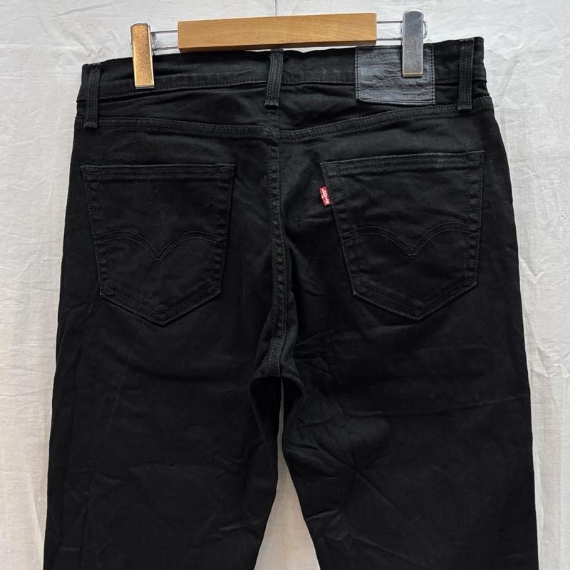 リーバイス Levi s パンツ デニム、ジーンズ 04511-1507 LOT511 スリムフィット ブラック デニム パンツ ストレッチ 33インチ 黒 / ブラック / black メンズ USED 古着 中古 50166380