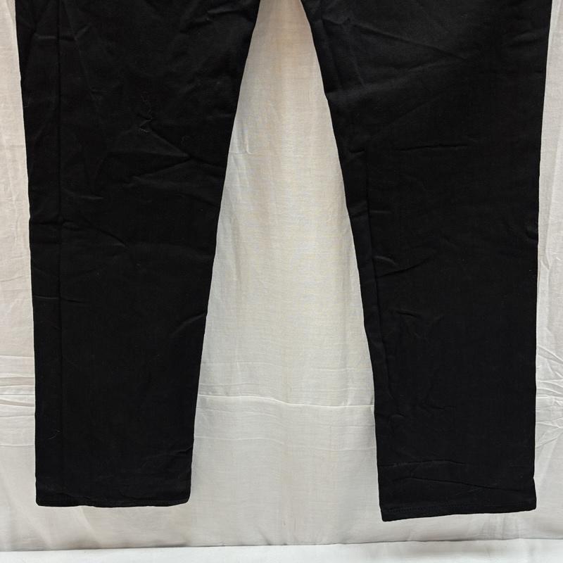 リーバイス Levi s パンツ デニム、ジーンズ 04511-1507 LOT511 スリムフィット ブラック デニム パンツ ストレッチ 33インチ 黒 / ブラック / black メンズ USED 古着 中古 50166380