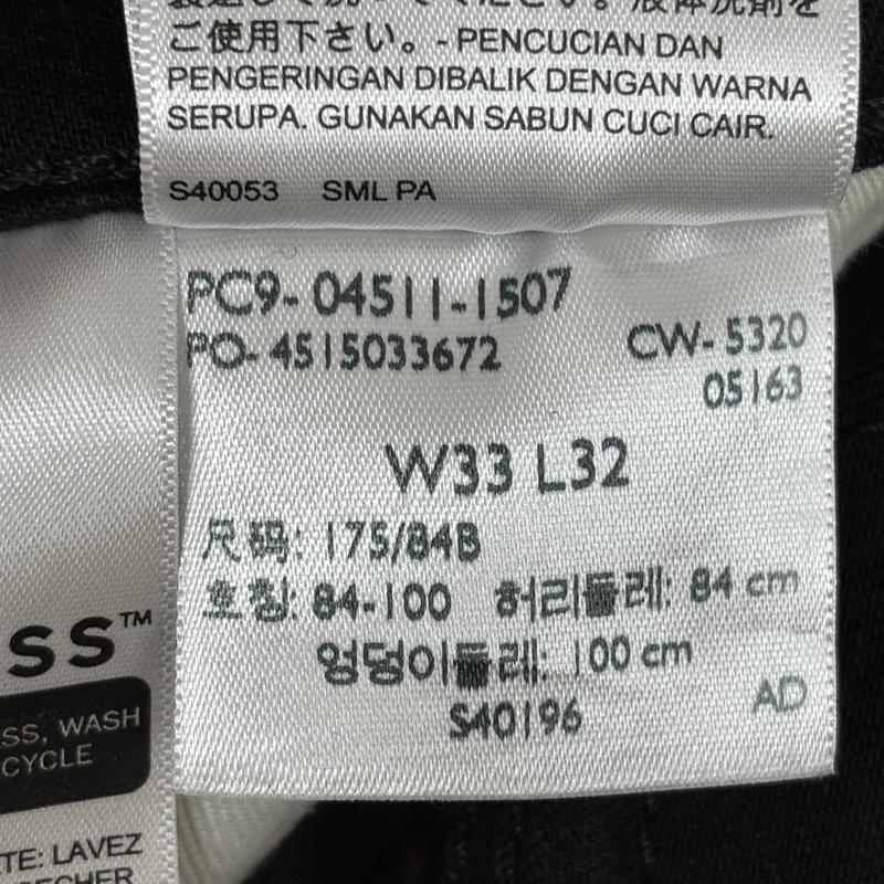 リーバイス Levi s パンツ デニム、ジーンズ 04511-1507 LOT511 スリムフィット ブラック デニム パンツ ストレッチ 33インチ 黒 / ブラック / black メンズ USED 古着 中古 50166380