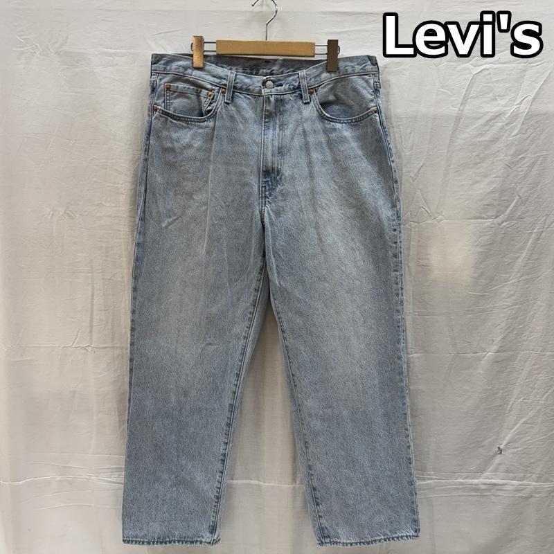 リーバイス Levi s パンツ デニム、ジーンズ 29037-0062 LOT568 STAY LOOSE ルーズ ワイド デニム パンツ 36インチ 水色 / ライトブルー / メンズ USED 古着 中古 50166381