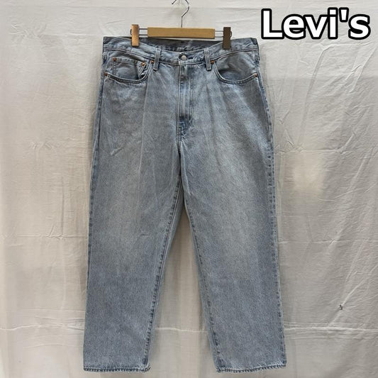 リーバイス Levi s パンツ デニム、ジーンズ 29037-0062 LOT568 STAY LOOSE ルーズ ワイド デニム パンツ 36インチ 水色 / ライトブルー / メンズ USED 古着 中古 50166381