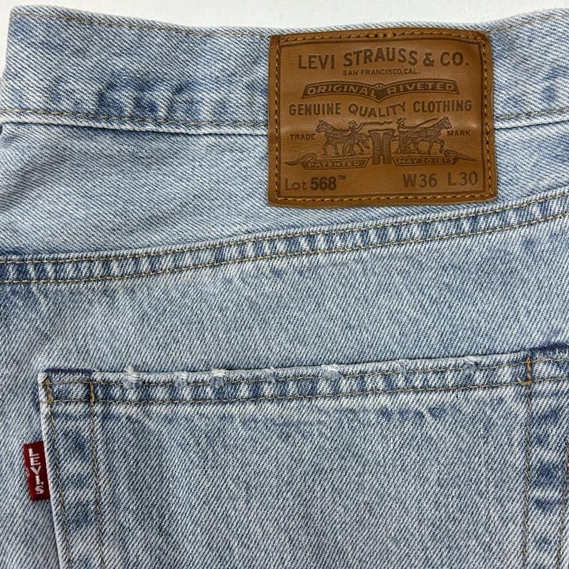 リーバイス Levi s パンツ デニム、ジーンズ 29037-0062 LOT568 STAY LOOSE ルーズ ワイド デニム パンツ 36インチ 水色 / ライトブルー / メンズ USED 古着 中古 50166381