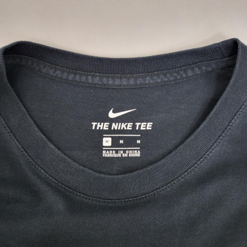 ナイキ NIKE カットソー 長袖 長袖 ステッカー リピート ロンティー カットソー M M 黒 / ブラック / black メンズ USED 古着 中古 50166382