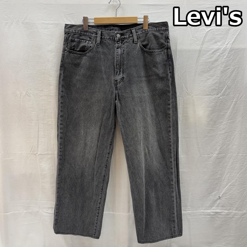 リーバイス Levi s パンツ デニム、ジーンズ 29037-0052 LOT568 STAY LOOSE ルーズ ワイド ブラック デニム パンツ 36インチ メンズ USED 古着 中古 50166383