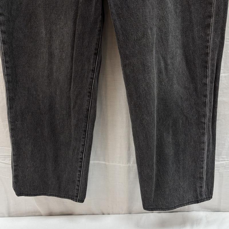リーバイス Levi s パンツ デニム、ジーンズ 29037-0052 LOT568 STAY LOOSE ルーズ ワイド ブラック デニム パンツ 36インチ メンズ USED 古着 中古 50166383