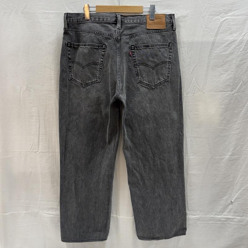 リーバイス Levi s パンツ デニム、ジーンズ 29037-0052 LOT568 STAY LOOSE ルーズ ワイド ブラック デニム パンツ 36インチ メンズ USED 古着 中古 50166383