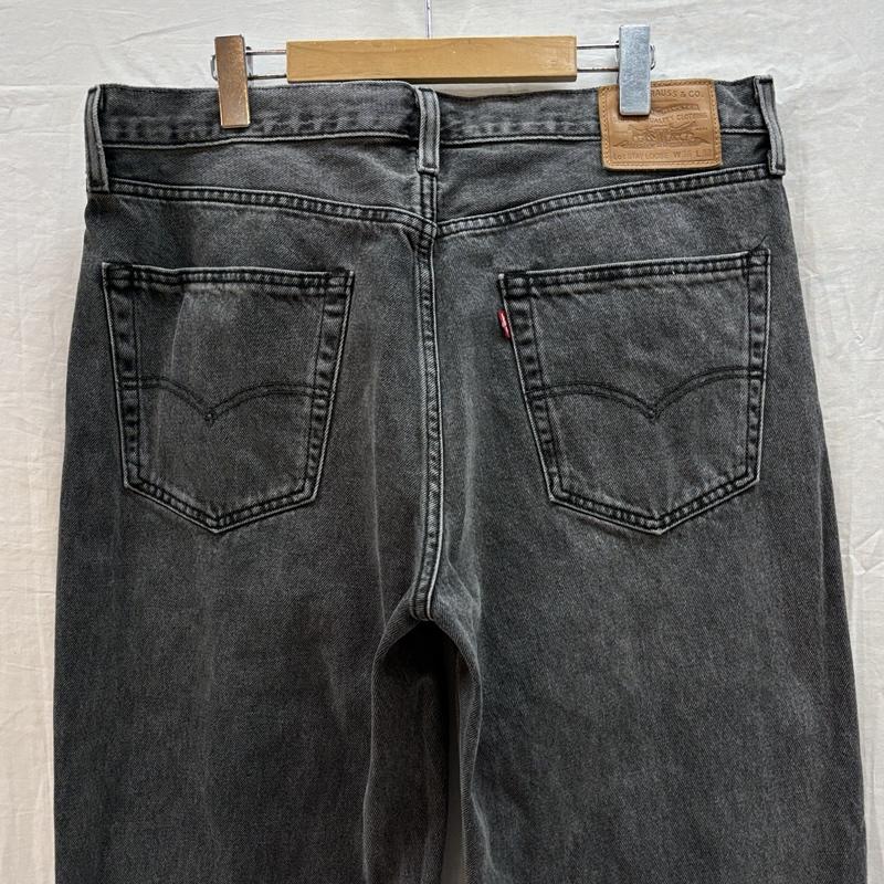 リーバイス Levi s パンツ デニム、ジーンズ 29037-0052 LOT568 STAY LOOSE ルーズ ワイド ブラック デニム パンツ 36インチ メンズ USED 古着 中古 50166383