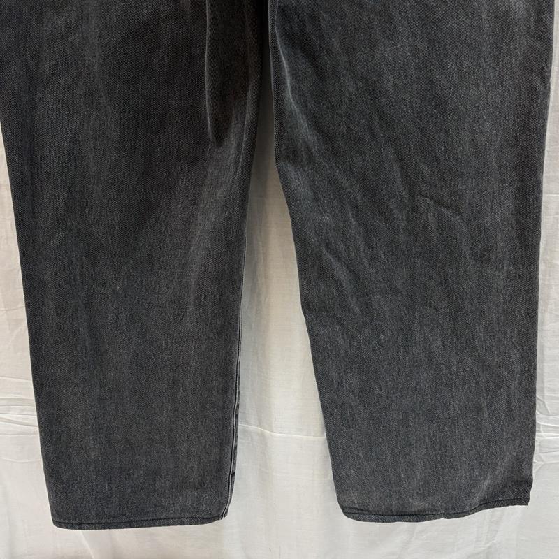 リーバイス Levi s パンツ デニム、ジーンズ 29037-0052 LOT568 STAY LOOSE ルーズ ワイド ブラック デニム パンツ 36インチ メンズ USED 古着 中古 50166383