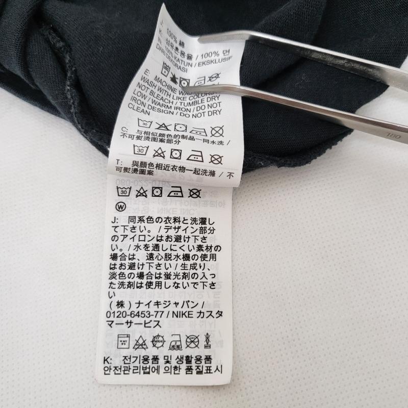 ナイキ NIKE カットソー 長袖 モックネック ロンT 長袖 sophy hollingtn コラボT S ブラック S 黒 / ブラック / black メンズ USED 古着 中古 50166384