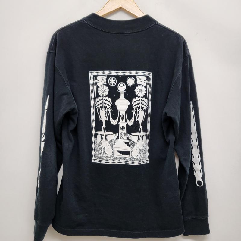 ナイキ NIKE カットソー 長袖 モックネック ロンT 長袖 sophy hollingtn コラボT S ブラック S 黒 / ブラック / black メンズ USED 古着 中古 50166384