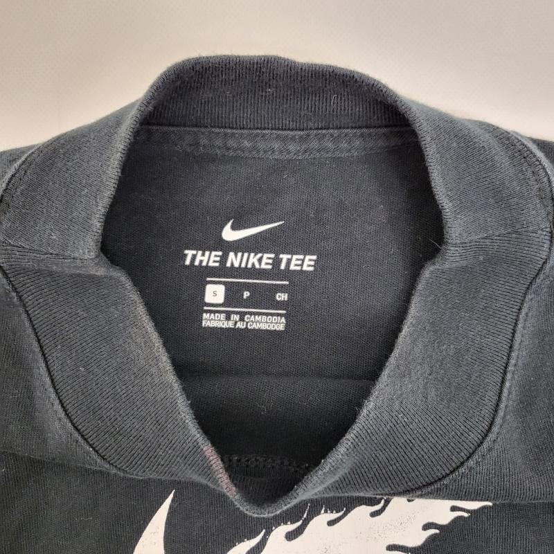 ナイキ NIKE カットソー 長袖 モックネック ロンT 長袖 sophy hollingtn コラボT S ブラック S 黒 / ブラック / black メンズ USED 古着 中古 50166384