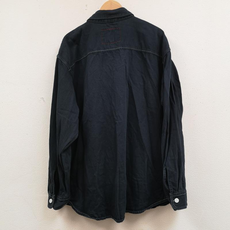 リーバイスレッド Levi s RED シャツ、ブラウス 長袖 アイコンポケット ステッチ Red Tab 赤タブ デニム 長袖 シャツ A0993-0000 L 紺 / ネイビー / navy メンズ USED 古着 中古 50166389