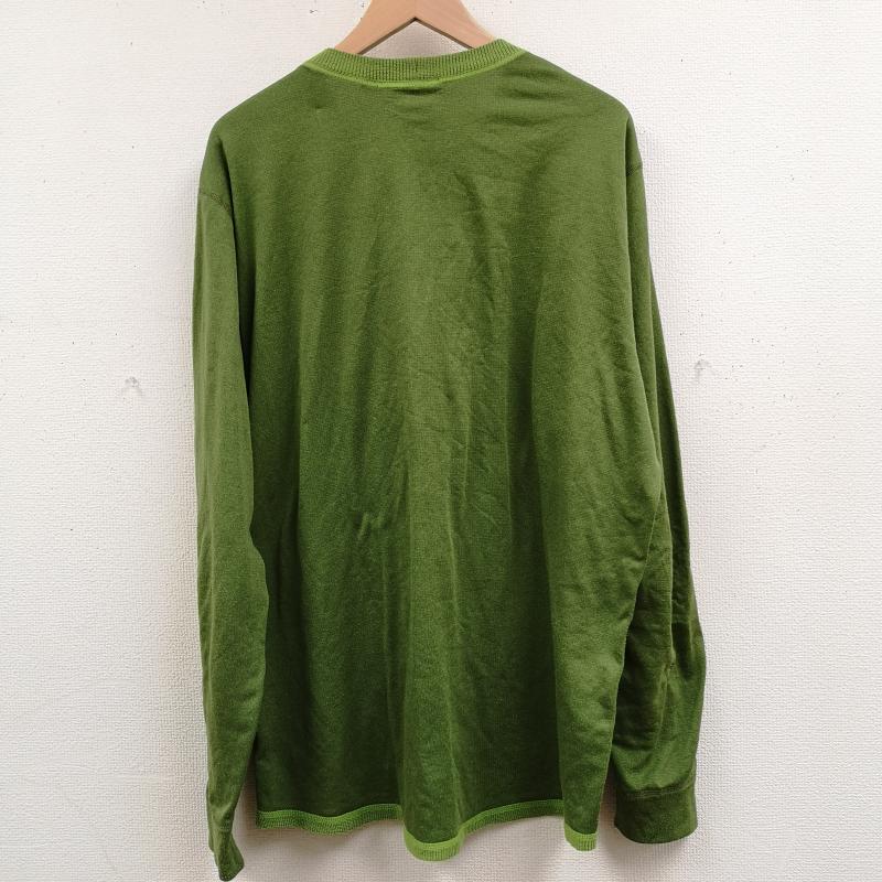 パタゴニア patagonia Tシャツ 長袖 USA製 POLARTEC R5 フィッツロイ ステッチ ロゴ刺繡 長袖 Ｔシャツ L/STEE L 緑 / グリーン / green メンズ USED 古着 中古 50166391