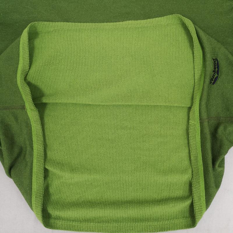 パタゴニア patagonia Tシャツ 長袖 USA製 POLARTEC R5 フィッツロイ ステッチ ロゴ刺繡 長袖 Ｔシャツ L/STEE L 緑 / グリーン / green メンズ USED 古着 中古 50166391