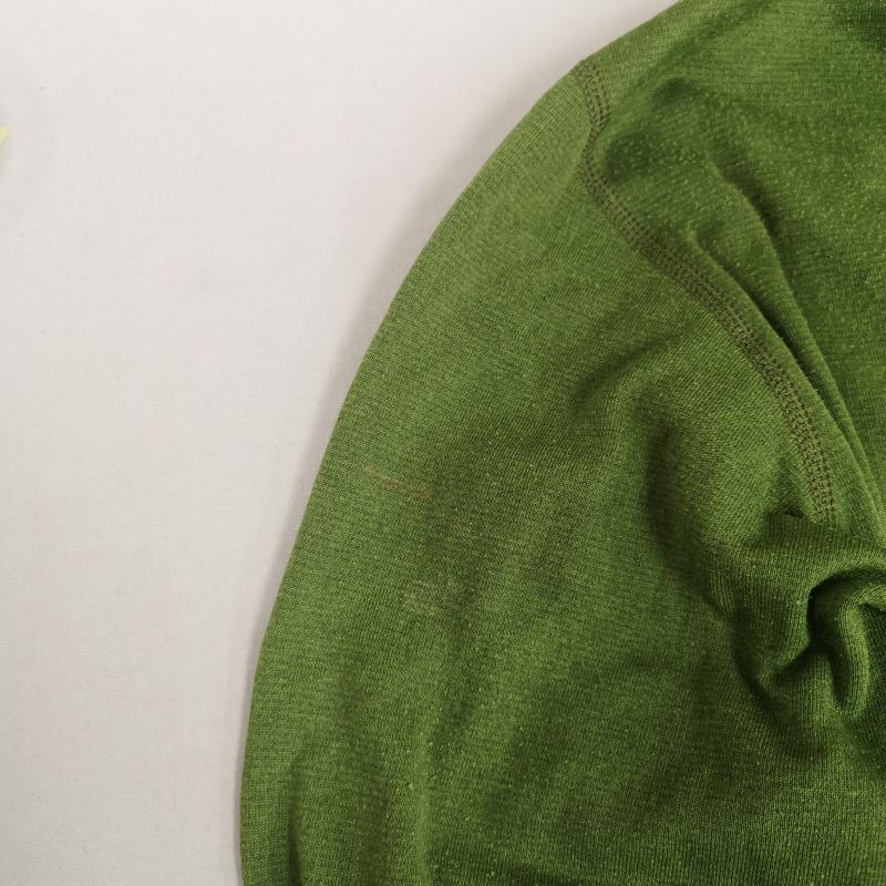 パタゴニア patagonia Tシャツ 長袖 USA製 POLARTEC R5 フィッツロイ ステッチ ロゴ刺繡 長袖 Ｔシャツ L/STEE L 緑 / グリーン / green メンズ USED 古着 中古 50166391