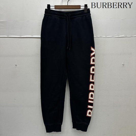 バーバリー BURBERRY パンツ ワークパンツ、ペインターパンツ ロゴ プリント スウェット ジョガー パンツ 8037260 XS 黒 / ブラック / black メンズ USED 古着 中古 50166392