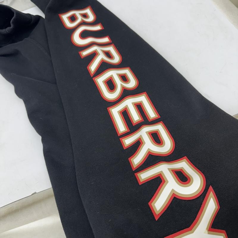 バーバリー BURBERRY パンツ ワークパンツ、ペインターパンツ ロゴ プリント スウェット ジョガー パンツ 8037260 XS 黒 / ブラック / black メンズ USED 古着 中古 50166392