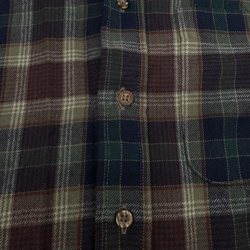 ペンドルトン PENDLETON シャツ、ブラウス 長袖 70s USA製 ウール チェック シャツ M 茶 / ブラウン / brown メンズ USED 古着 中古 50166395