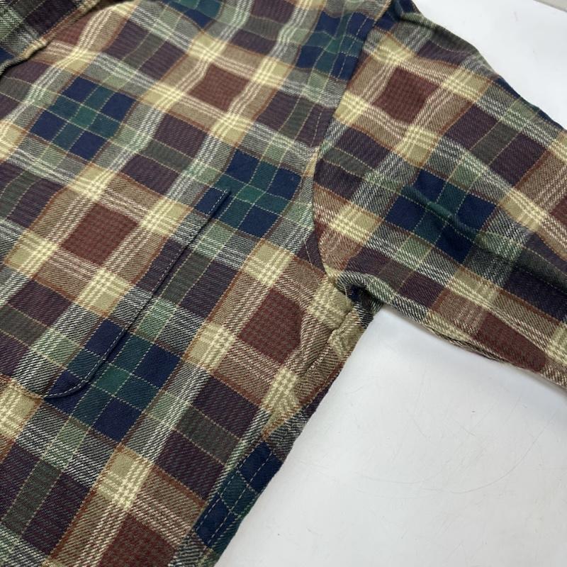 ペンドルトン PENDLETON シャツ、ブラウス 長袖 70s USA製 ウール チェック シャツ M 茶 / ブラウン / brown メンズ USED 古着 中古 50166395