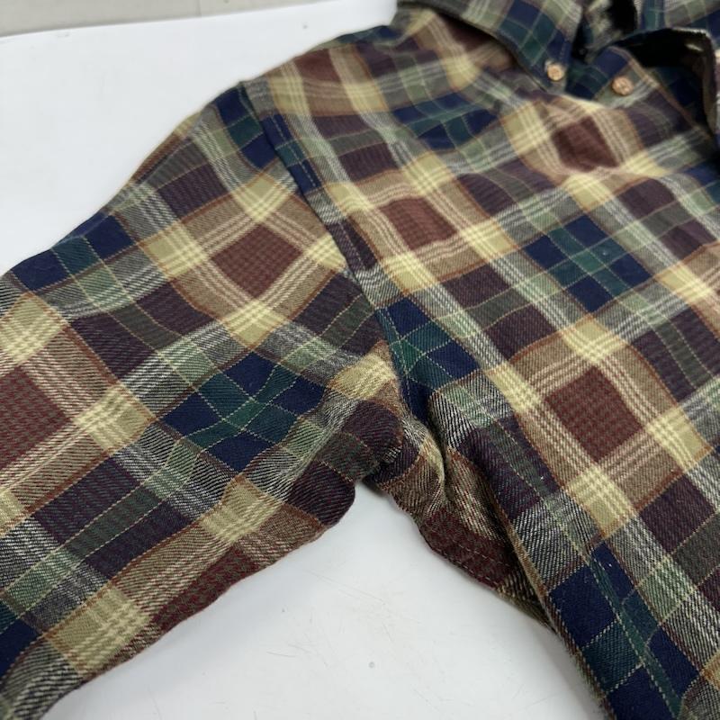 ペンドルトン PENDLETON シャツ、ブラウス 長袖 70s USA製 ウール チェック シャツ M 茶 / ブラウン / brown メンズ USED 古着 中古 50166395