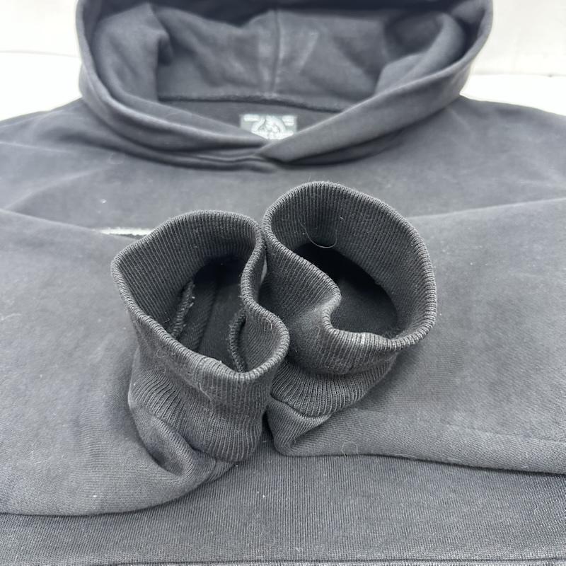 ヒステリックグラマー HYSTERIC GLAMOUR パーカー 長袖 21AW WIND AND SEA 3RD LOGO HOODIE ロゴ ワッペン パーカー WDS-HYS-3-06 L 黒 / ブラック / black メンズ USED 古着 中古 50166396